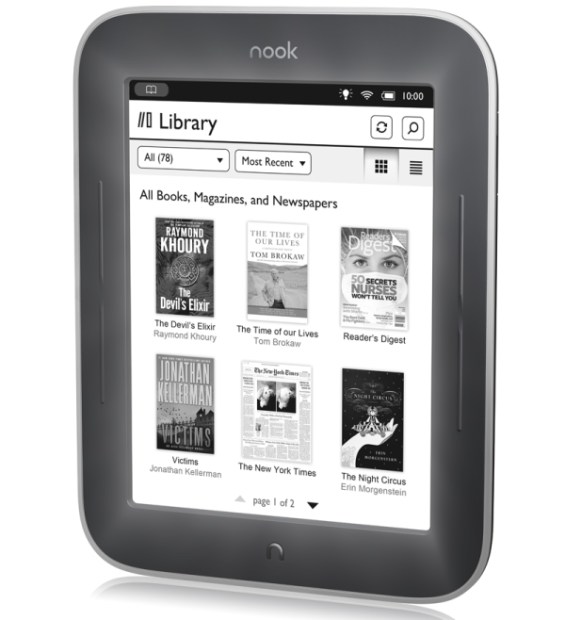 BARNES NOBLE NOOK SIMPLE TOUCH WITH GLOWLIGHT