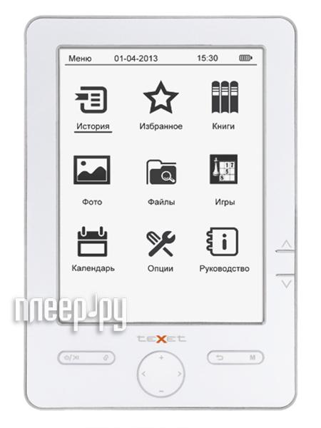 Электронная книга E-Ink Texet TB-506 бежевый купить в интернет